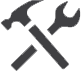 Hammer and Wrench Icon